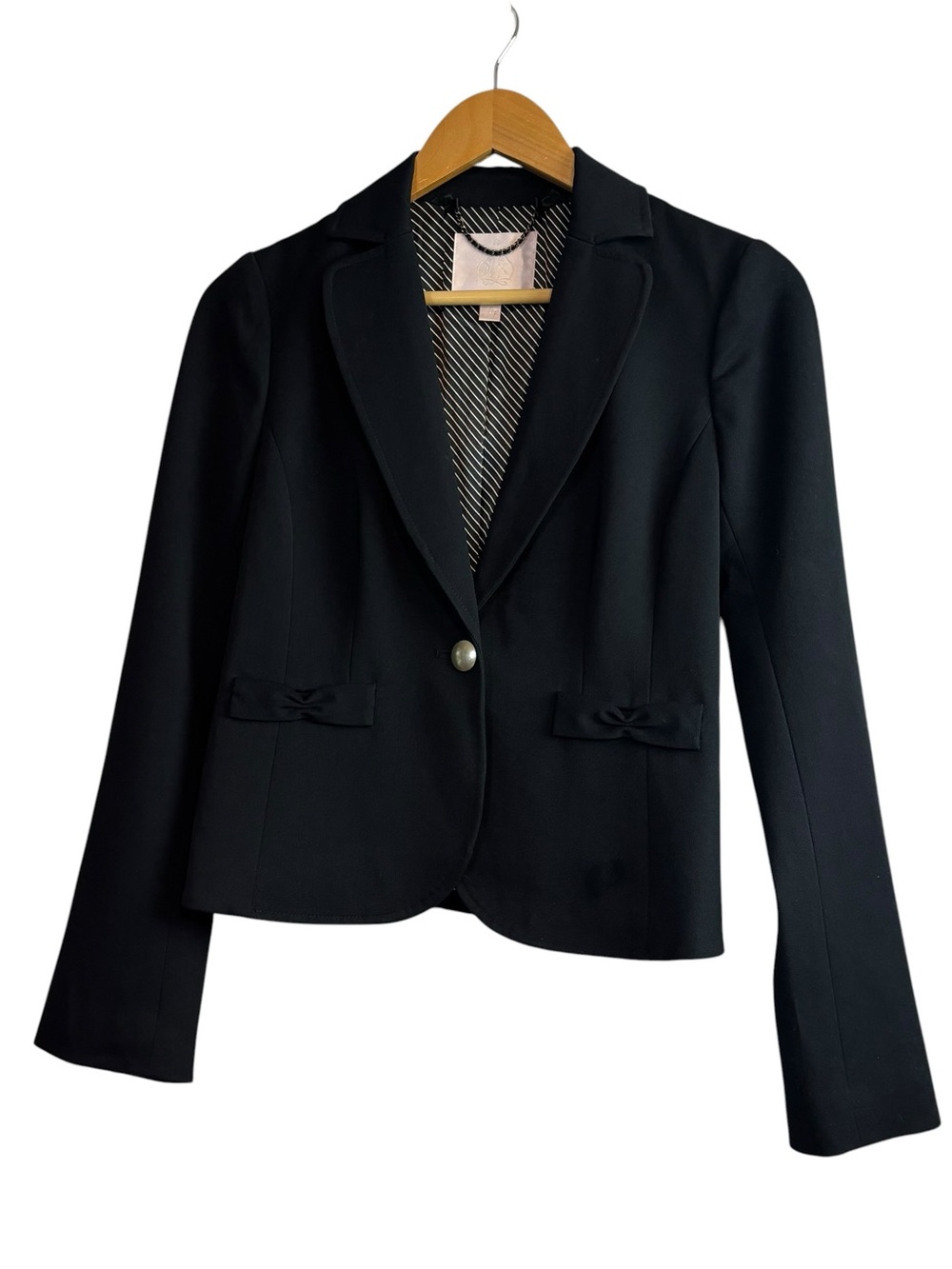 Rebecca Taylor Women’s single button blazer Black Size 4